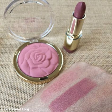 A Very Sweet Blog: Milani Romantic Rose Powder Blush & Matte Naked Lipstick Review and Swatches Rose Powder, Natural Skin Tone, Lipstick Color, Face Forward, Powder Blush, Romantic Roses, Tea Roses, Blush Roses, Lipstick Colors