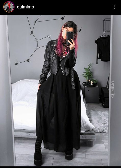 Nugoth Outfits, Goth Outfit Ideas, Rocker Outfit, Witch Dress, Dark Outfits, Gothic Outfits, Goth Outfits, Dark Fashion, Goth Fashion