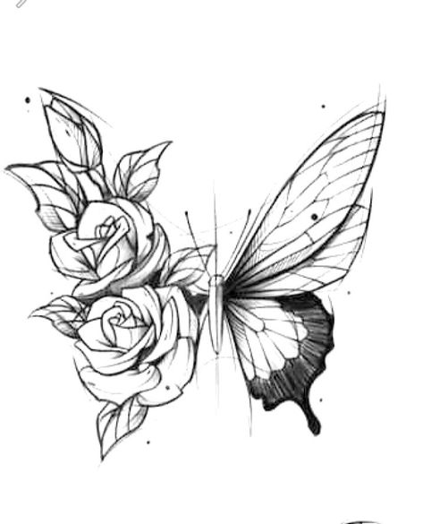 Half Floral Half Butterfly Tattoo, Tattoo Ideas Butterfly Flower, Half Butterfly Half Rose Tattoo, Butterfly And Roses Tattoo, Rose And Butterfly Tattoo Design, Butterfly Rose Tattoo, Half Butterfly Half Flower Tattoo, Butterfly Mandala Tattoo, Circuit Logo