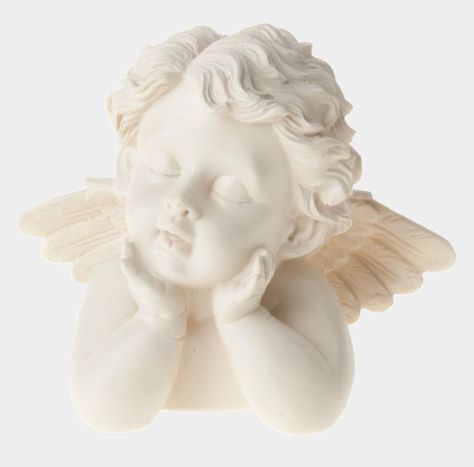 White Angel, Angel, Statue, Polyvore, White