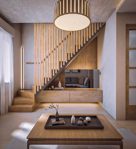 Cellar Stairs, Stair Railing Makeover, تحت الدرج, Staircase Interior Design, Modern Stair Railing, Staircase Design Modern, Stairs Design Interior, Stairs In Living Room, Stairs Design Modern