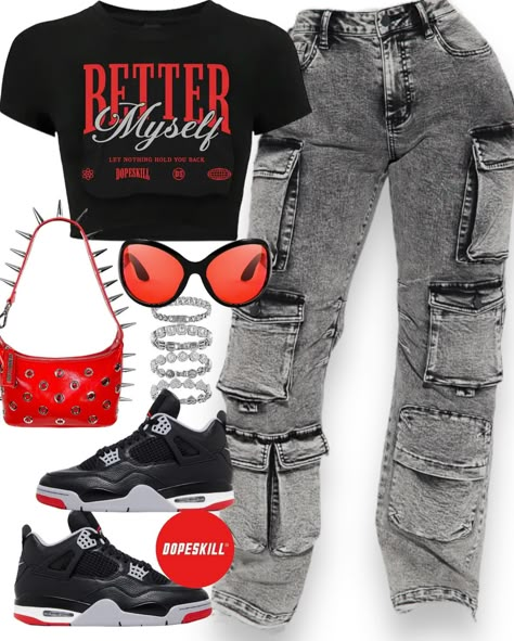 shirt by @dopeskill.brand, discount code : Trecy “ 🥰 Dopeskill Outfits, Birthday Outfits Ideas, Baddie Outfits For School, Teen Swag Outfits, Lit Outfits, Fasion Outfits, Slay All Day, Stylish Summer Outfits, Shein Outfits