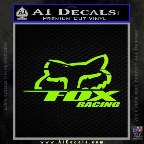 Fox Racing Decal Sticker D1 Pink Fox, Cheque Design, Fox Racing, Decal Design, Window Stickers, Decals Stickers, New Design, Clothing And Shoes, Toyota