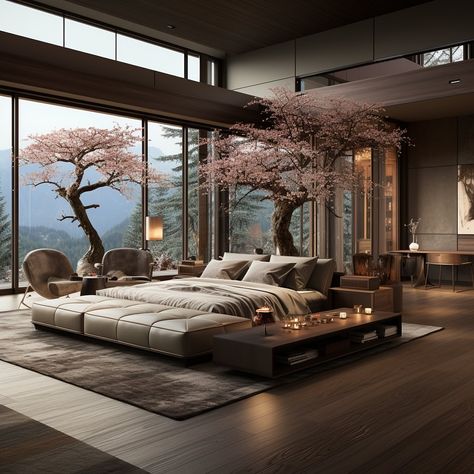 Tag your girl and see if you know which modern luxury mix Japanese bedroom she is choosing☺️✨ . We design homes for clients worldwide! Find out more info on our website, link in bio! #interiordesign #interior Japanese Interior Modern, Japanese Bedroom, Modern Luxury Bedroom, Contemporary Elements, House Bedrooms, Luxury Bedroom Master, Luxury Homes Interior, Commercial Interior Design, Master Bedrooms Decor