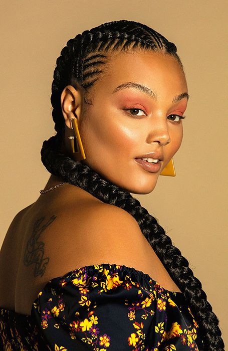 21 Cool Cornrow Braid Hairstyles You Need To Try - The Trend Spotter Big Cornrow Braids, Two Cornrow Braids, Big Cornrows, Easy Hair Extensions, The Trend Spotter, Two Braid Hairstyles, Cornrows Styles, Boxer Braids, Woman Hairstyles