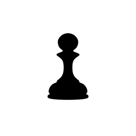 CC0 - FREE SVG Image  chess pawn - vector clip art public domain Chess Piece Silhouette, Pawn Tattoo, Chess Icon, Brick Wall Drawing, Kd Logo, Pawn Chess, Chess Logo, Chess Collection, Chess Tattoo