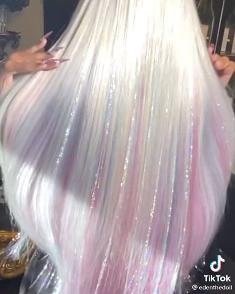 Light Pink Hair, Candy Hair, High Hair, Hair Color Streaks, Hair Patterns, Yay Or Nay, Pink Highlights, Unicorn Hair, Hair Images