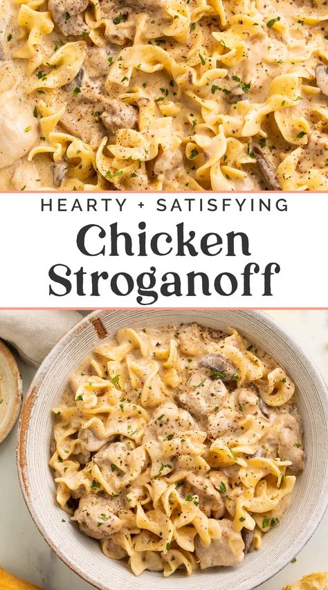 Creamy Chicken Stroganoff, Chicken Cutlet Recipes, Instant Family, Chicken Stroganoff, Leftover Chicken Recipes, Easy Chicken Thigh Recipes, Couscous Recipes, Boneless Chicken Thigh Recipes, Stroganoff Recipe