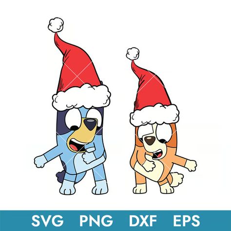 Bluey and Bingo Christmas Svg, Blue, Bluey, Bluey Svg, Blue - Inspire Uplift Bluey Bingo Christmas Tree, Bluey Christmas Svg, Bluey And Bingo Christmas, Bluey Clipart, Bingo Christmas, Bluey Bluey, Bluey Stuff, Bluey Characters, Door Decorations Classroom Christmas