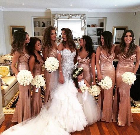 2016 New Fashion Long Bridesmaids Dresses Spaghetti Straps Sequins Front Split Floor Length Rose Gold Bridesmaid Dresses For Wedding Party Champagne Bridesmaid Dresses Gown Dresses From Dressave, $112.36| Dhgate.Com Unique Bridesmaid, Sequin Bridesmaid, Custom Bridesmaid Dress, Dresses Unique, Sequin Bridesmaid Dresses, Maid Of Honour Dresses, Mermaid Bridesmaid Dresses, Bridesmaid Dresses Online, Dress Spaghetti