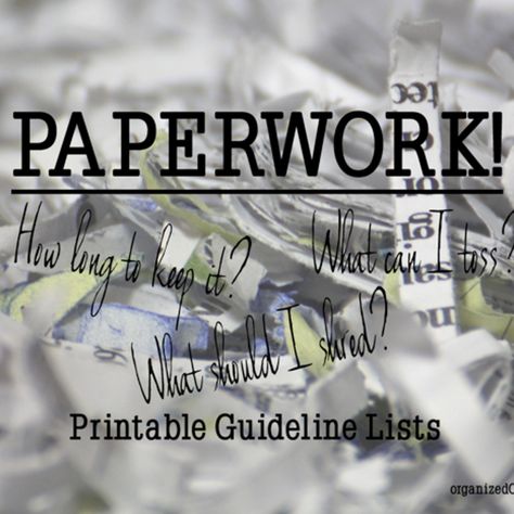 Paperwork: How Long to Keep It, What to Toss, What to Shred. Chaos Online, Organized Chaos, Hard Part, Organization Kids, I'm Afraid, Identity Theft, Paper Organization, Organization Help, The Thing