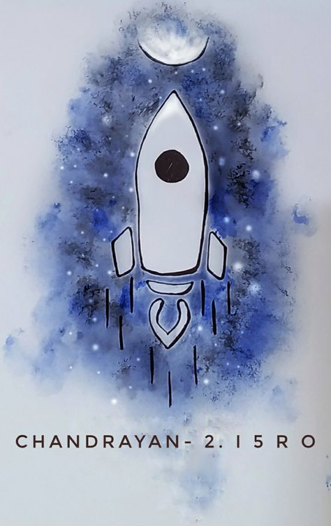 ISRO, mission moon, chandrayan 2 sketch, poster, illustration Chandrayan Lettering Drawing, Chandrayan 3 Illustration, Chandrayan 2 Images, Chandrayan 2 Poster, Chandrayan 3 Poster Making, India On Moon Drawing, Chandrayan 3 Poster Ideas, Chandrayan 3 Rangoli, Chandrayan 3 Drawing Ideas