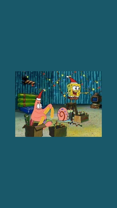 Navidad, toons, Tumblr, aesthetic, Bob Esponja, Patricio, nikelodeon Spongebob Christmas, Spongebob Meme, Christmas Lockscreen, December Wallpaper, Spongebob Wallpaper, Christmas Wallpapers, Photography Pics, Christmas Phone Wallpaper, Tumblr Aesthetic