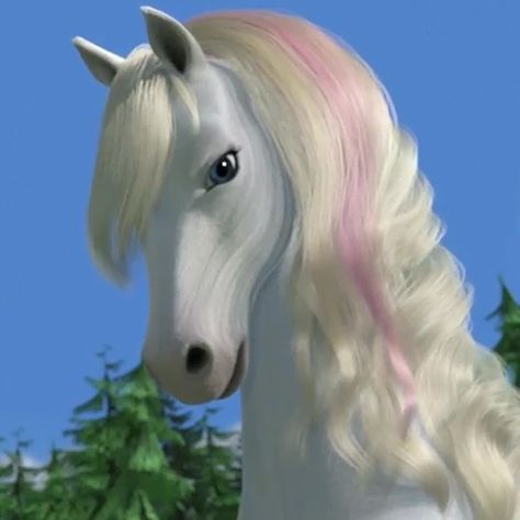 Barbie Horse Movie, Roadkill Animals, Unicorn Barbie, Disney Horses, Barbie And Her Sisters, Barbie Horse, Horse Movies, Barbie Images, Fantasy Horses