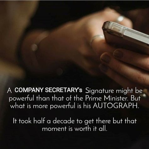 Company Secretary Motivational Quotes, Company Secretary Quotes, Cs Motivation, Secretary Quotes, Sensitive Quotes, Accounting Jokes, Study Snaps, Study Snaps Ideas, Study Inspiration Quotes