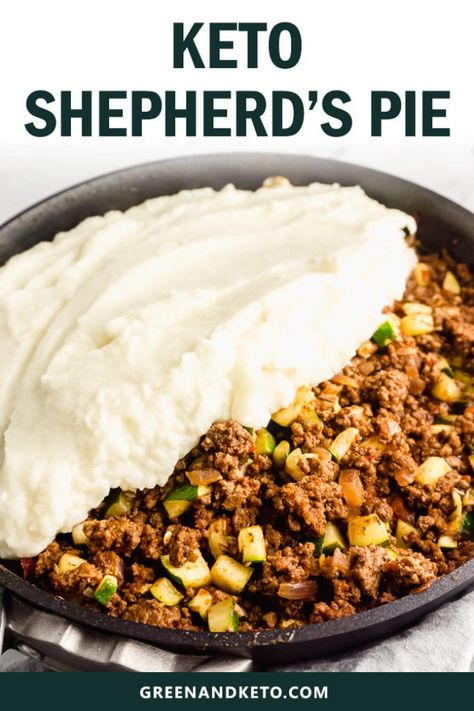 Keto Shepherd's Pie, Comfort Food Casserole, Shepard's Pie, Shepards Pie, Keto Beef, Low Carb Casseroles, Boiled Egg Diet Plan, Keto Dinners, Carb Dinner