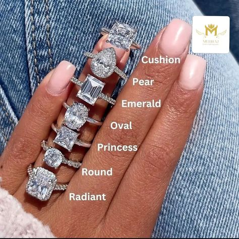 Which Ribgs is your favorite 🤔? 💍💍 Wedding Ring Placement, Ring Placement, Emerald Green Wedding Theme, Radiant Cut Diamond Ring, Pear Cut Diamond Ring, Wedding Rings Princess Cut, Green Themed Wedding, Emerald Green Weddings, Cute Engagement Rings