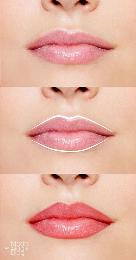 Make uneven lips symmetrical with liner. | 17 Easy Ways To Make Your Lips Look Perfect Uneven Lips, Permanente Make-up, Lip Contouring, Lip Shapes, How To Apply Lipstick, Lipstick Shades, Your Lips, Makeup Techniques, Permanent Makeup