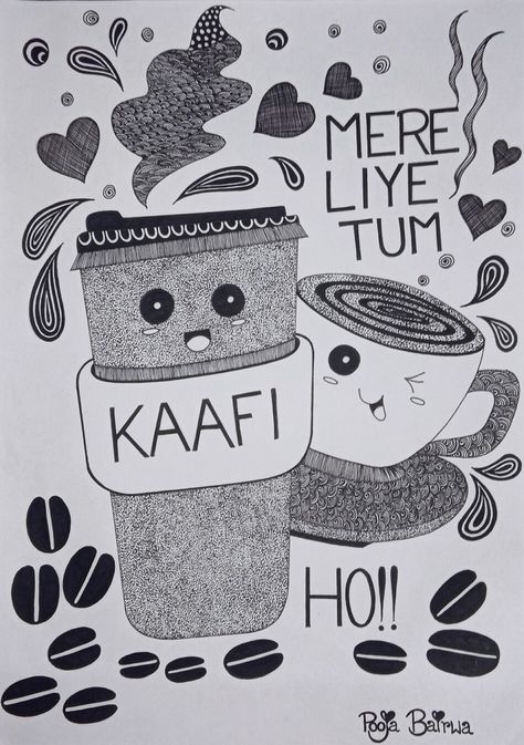 Mere liye tum kaafi ho... 💜☕😍🙈✨ I can't get this song out of my head 🙈 ❤️ #coffee #music #love #doodle #zenartbypooja #zentangle #artwork #sketch #painting #draw #arte #creative #artistsoninstagram #ink #instaart #sketchbook #artoftheday #doodle #meditation #drawings #pattern #zen #mandala #doodles #lineart #patterns Coffee Mandala Art, Music Mandala Art, Meditation Drawings, Music Drawings Doodles, Mere Liye Tum Kaafi Ho, Love Zentangle, Song Doodle, Coffee Mandala, Music Art Drawing