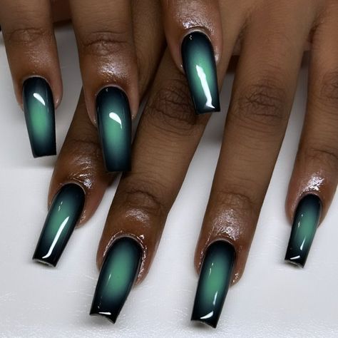 ♡ keeping the spooky energy 🧙‍♀️ ib @tiwa_signature_nails ♡ length/shape: long, square . . . . . . ♡ #nailsofinstagram #gelx… | Instagram Aura Nails, Long Square Nails, Halloween Acrylic Nails, Fully Booked, Long Acrylic Nails Coffin, Coffin Nails Long, Long Square Acrylic Nails, New Nail Art, Nail Length