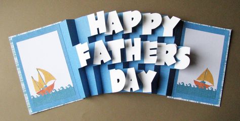 EtsyGreetings Handmade Cards Happy Father's Day Homemade Cards, Craft Sculpture, Accordion Cards, Father Images, Art Children, Father's Day Greeting Cards, Smart Ideas, Cricut Cards, Gift Tag Cards