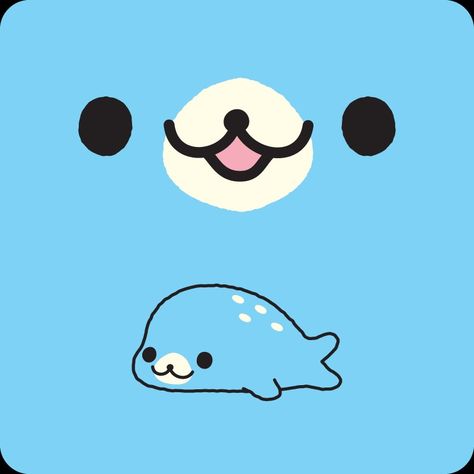 Blue seal by san-x My Melody Wallpaper, Phone Themes, Not Mine, App Icon, Cute Wallpapers, Anime Wallpaper, Anime, Kawaii