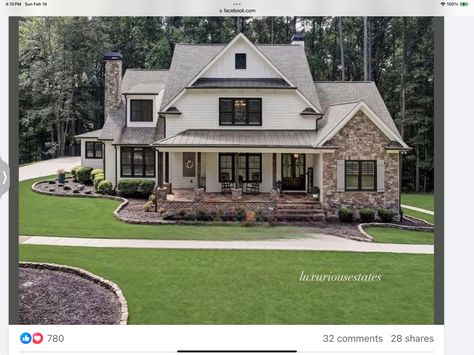 Real Estate Goals, Huge Houses, Dream Farmhouse, Luxury Houses Mansions, Georgia Homes, Dream Life House, North Georgia Mountains, Georgia Mountains, Farmhouse Style House Plans