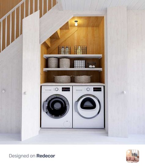 Washer Dryer Under Stairs, Cottage Kitchen Backsplash, Metal Building Home, Closet Shoe Storage, Multifunctional Furniture Small Spaces, Cat Litter Box Furniture, Diy Dollhouse Furniture Easy, Modern Kitchen Interiors, Cat Furniture Diy