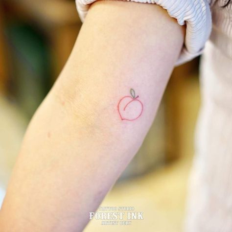 Peach Tattoo, Rings Tattoo, Scary Tattoos, Bff Tattoos, Baby Tattoos, Sister Tattoos, Dream Tattoos, Piercing Tattoo, Peach Rings