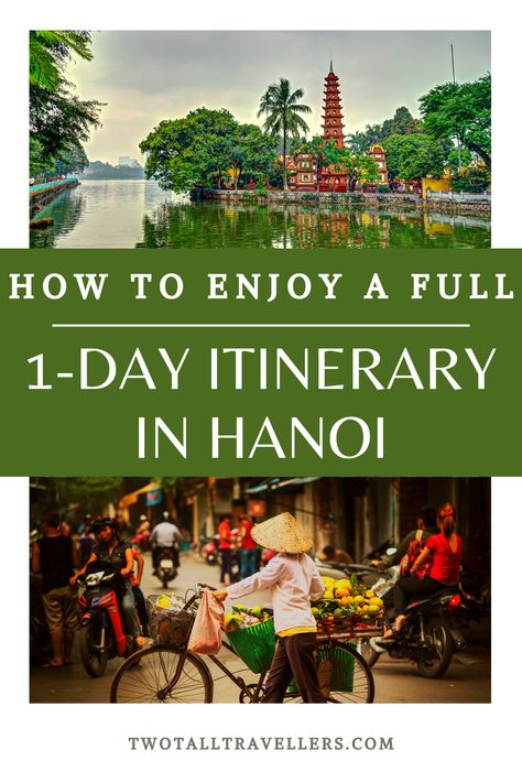 This 1-day Hanoi itinerary packs in plenty of fun things to do in Vietnam’s capital, as well as some hidden gems and top tips for enjoying the city! The capital of Vietnam is a fantastic place to spend months on end, but if you are limited on time then this is the one day Hanoi itinerary for you! There is plenty to do, both free and paid, and I’ve added in my own personal recommended way to spend a day in Hanoi, as well as some extra activities that you might want to squeeze in. Hanoi Itinerary, Things To Do In Vietnam, Vietnam Vacation, Vietnam Trip, Thailand Travel Destinations, Travel Itinerary Planner, Japan Travel Destinations, Free Planner Templates, Vietnam Itinerary