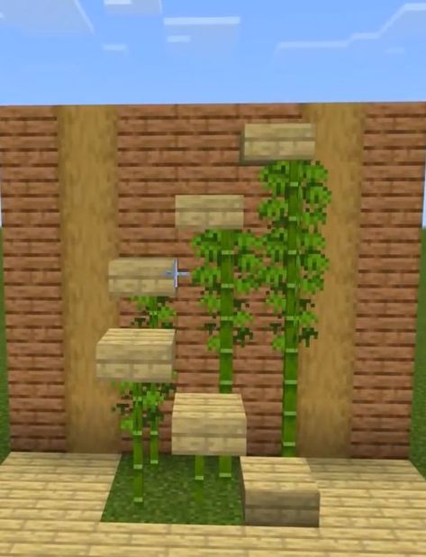 Bamboo Stairs, Bamboo Building, Minecraft Building, Minecraft Designs, Stairs Design, My Images, Minecraft, Stairs, Exterior