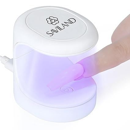 Amazon.com : Saviland Mini Nail Lamp, Quick-Dry Gel Nail Lamp 16W, Portable U V Light for Easy and Fast Nail Extension, U V LED Curing Lamp for Manicure Starters DIY Nail Art : Beauty & Personal Care Gel Nail Light, Fast Nail, Nail Coat, Acrylic Nail Brush, Soft Gel Nails, Light Nails, Acrylic Nail Kit, Gel Nail Tips, Fingers Design