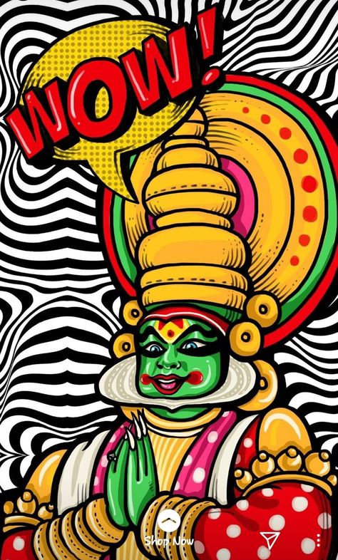 Onam Ideas, Onam 2023, Kathakali Dance, Onam Greetings, Art Brochures, Retro Vector Illustration, Indian Illustration, Kerala Mural Painting, Dance Paintings