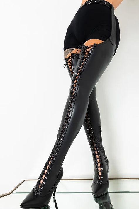 Thigh High Heel Boots, Thigh High Stiletto Boots, Thigh High Heels, Bodysuit Tops, Full Body Suit, Stiletto Boots, How To Stretch Boots, Lace Up Heels, Heel Boots