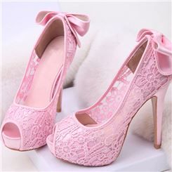 Shoes With Bows, Cute High Heels, Lace Heels, Cute Heels, Girly Shoes, Fabulous Shoes, Pink Heels, Pink Shoes, Crazy Shoes