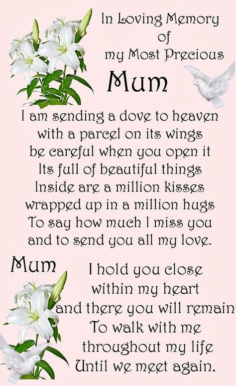 In Memory Of My Mum In Heaven, In Memory Of Mum Quotes, Mum Memorial Quotes, In Memory Of Mum, Miss My Mom Quotes, Mum In Heaven, Happy Birthday Quotes For Him, Mum Poems, Mother's Day In Heaven