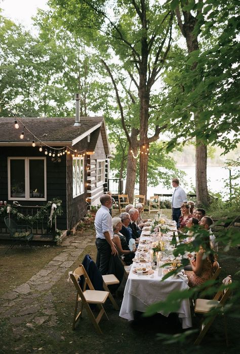 Unique Bridal Shower Themes, Bridal Shower Themes, Small Backyard Wedding, Cottage Wedding, Intimate Wedding Photography, Unique Bridal Shower, Camp Wedding, Lakeside Wedding, Garden Party Wedding