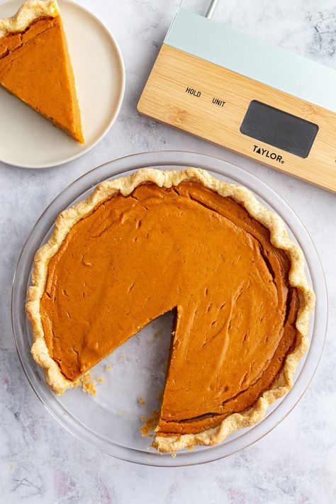 Vegan Sweet Potato Pie- this pie is super easy to make and the filling comes together all in one blender! Everyone will love this at your next gathering! #pie #veganpie #sweetpotato Vegan Sweet Potato Pie Recipes, Vegan Sweet Potato Pie, Vegan Pie, Vegan Sweet Potato, Plant Based Lifestyle, Potato Pie, Sweet Potato Pie, Sweet Potato, Super Easy