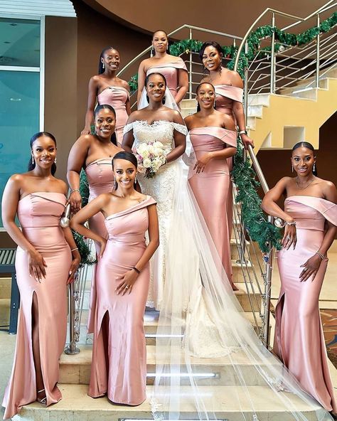 Nigerian Bridesmaid Dresses, Cheap Bridesmaid Dresses Online, Mermaid Pink, Bridesmaid Dressing Gowns, Bridesmaid Dresses Online, Cheap Bridesmaid Dresses, Custom Size Dresses, Gowns Online, Long Bridesmaid Dresses