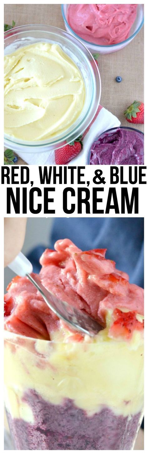 Dye Free Memorial Day Strawberry Pineapple Blueberry Ice cream recuoe that is vegan and dairy free! You can also serve this nice cream for Fourth of July! via /KnowYourProduce/ Luscious Recipes, Unusual Recipes, 4th Of July Images, July Images, Blueberry Ice Cream, Red Dye, Vegan Holiday Recipes, July Recipes, Vegan Holidays