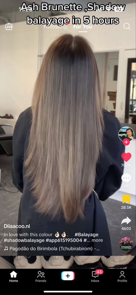 Ash Brunette Shadow Balayage, Shadow Balayage, Ash Brunette, Bohemian Diy, Hair Healthy, Balayage Brunette, Color Treated Hair, Treated Hair, Purple Hair