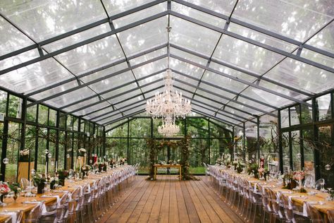 Clear reception tent in the middle of the woods Wedding Venues South Africa, African Forest, Tent Wedding Reception, Events Place, Cape Town Wedding, Event Hall, Greenhouse Wedding, Event Tent, Wedding Officiant