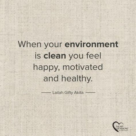 When your environment is clean you feel happy, motivated, and healthy - Lailah Gifty Akita . . . . . . . #clean #cleaner #cleaning #cleaningcompany #torontocleaning #toronto #scarborough #mississauga #brampton #vaughan #richmondhill #oshawa #whitby #durhamregion #peelregion #yorkregion #northyork #officesupplies #torontooffice #office #foodprep #hotels #wholesale Clean Hacks, Clean Baking Pans, Some Inspirational Quotes, Cleaning Painted Walls, Deep Cleaning Tips, Sensitive People, Simple Life Hacks, Clean Dishwasher, Stay Positive