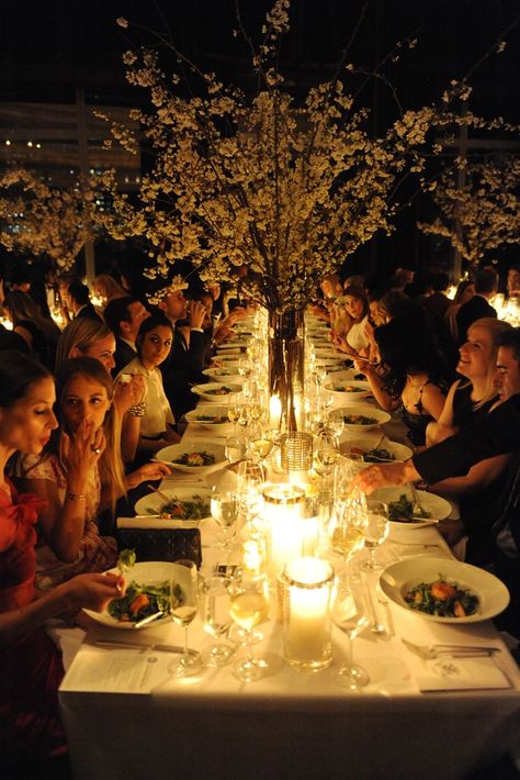 The scene at the New Yorkers For Children Spring Dinner Dance. Wedding Ideas Spring, Selita Ebanks, Gala Decorations, Gala Themes, Gala Ideas, Outdoor Dinner Parties, Corporate Event Planning, Spring Dinner, Wine Dinner