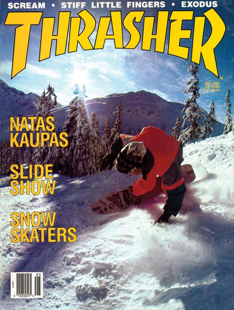 Rob Roskopp, Natas Kaupas, Snowboarding Poster, Snowboard Magazine, Thrasher Skateboard Magazine, Skateboarding Magazine, Thrasher Skateboard, Skateboard Magazine, Newton Photo