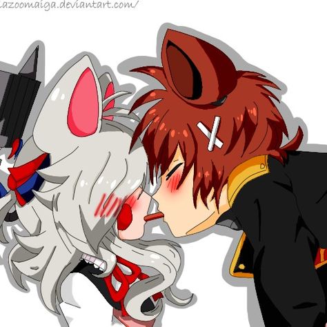 Foxy X Mangle, The Story, Deviantart, I Love, Anime