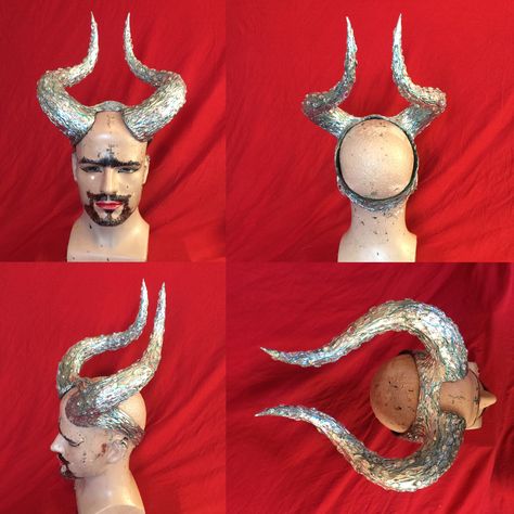 Halo Horns, Diy Horns, Dog Fashion Clothes, Viking Aesthetic, Apocalyptic Clothing, Angry Birds Movie, Fair Outfits, Pretty Halloween Costumes, Gold Horns