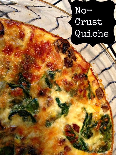 Quiche No Crust, No Crust Quiche, Quiche Recipes Crustless, Quiche Recipes Easy, Breakfast Quiche, Quality Family Time, Crustless Quiche, Clean Diet, Metabolism Booster