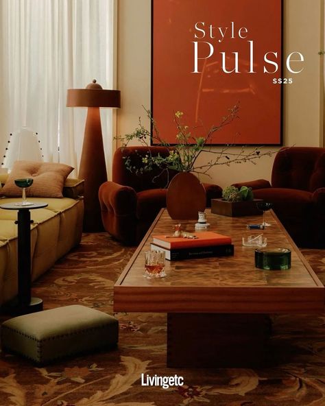 STYLE PULSE SS25 | Introducing our first digital trend report - our edit of the looks shaping interiors next season 🌟 Swipe to preview what you’ll find in our first issue and tap the link in bio to dive into the full report 🔗 📸Image credits: @william.jess.laird, @shopquarters @jakecurtisphoto @hannahfranklininteriorstylist @taylorhallobrien @anne_mcdonald_design @littlegreenepaintcompany @crina_architecture @jack.lovel @grotto.studio @stacyzaringoldberg @hendrickinteriors @giampiero.tagliaf... 70’s Decor, Living Etc, Vogue Living, House Deco, Digital Trends, Trend Report, Maximalism, There's No Place Like Home, No Place Like Home