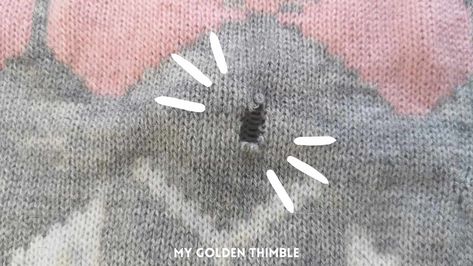 How To Patch A Hole In A Knit Sweater, Mend A Hole In A Sweater, How To Fix A Sweater Hole, How To Sew A Hole In A Sweater, Fixing Holes In Sweaters, Hole In Sweater Repair, How To Repair Hole In Cashmere Sweater, Fixing A Hole In A Sweater, Repair Hole In Sweater